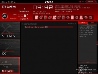 AMD FX-8320E & MSI 970 Gaming 7. MSI Click BIOS 4 - Overclock 6