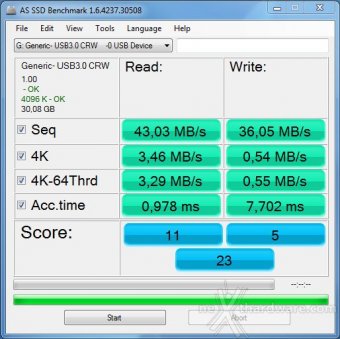 Test ADATA Premier Pro microSDHC 32GB 1. Prestazioni 1